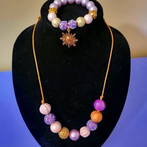 Tangled themed Kids jewelry set